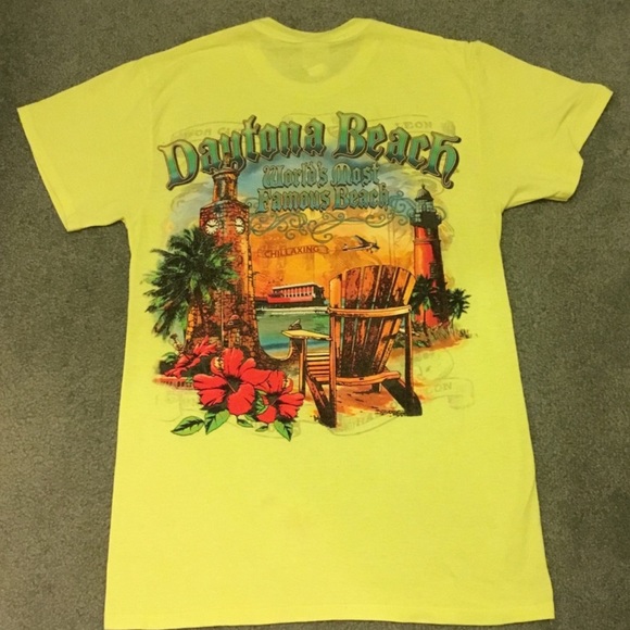 DAYTONA BEACH WORLDS MOST FAMOUS BEACH T SHIRT S - Picture 5 of 5